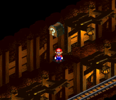 First Treasure in Coal Mines of Super Mario RPG: Legend of the Seven Stars.