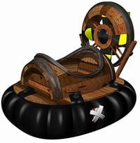 Artwork of the Hover Craft from Donkey Kong Country 3: Dixie Kong's Double Trouble!