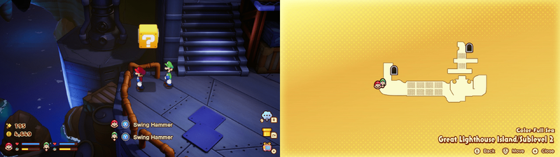 21th block in the Color-Full Sea Great Lighthouse Island from Mario & Luigi: Brothership