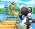 The course icon of the T variant with Black Yoshi