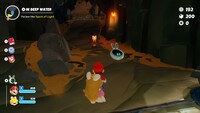 A roaming Goomba in Sunrise Temple on Beacon Beach