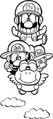 Mario, Luigi, Baby Mario, and Winged Yoshi Page 55