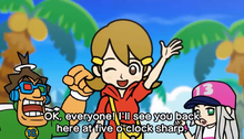 9-Volt's cutscene in WarioWare: Move It!