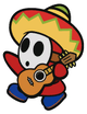 A Sombrero Guy in Paper Mario: Color Splash
