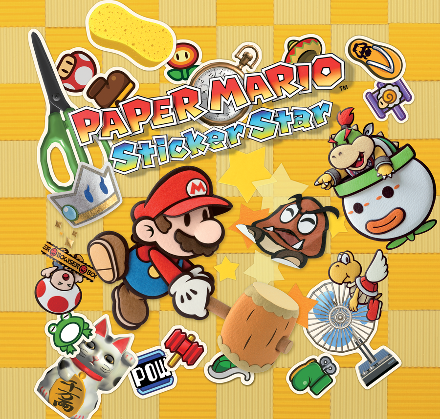 Paper Mario Sticker Star group artwork
