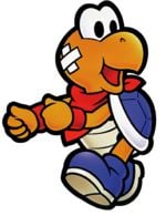 Paper Mario promotional artwork: Kooper