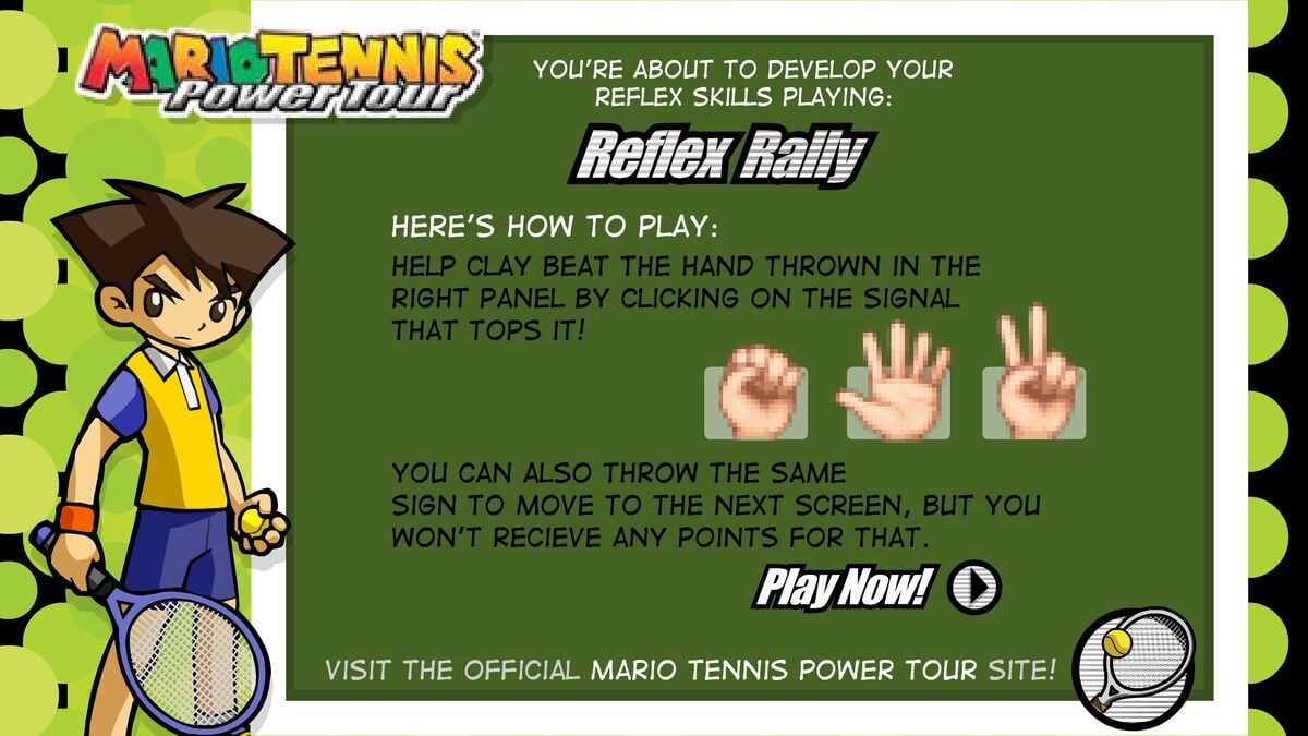 Mario Tennis: Power Tour -- Reflex Rally - Super Mario Wiki, the Mario ...