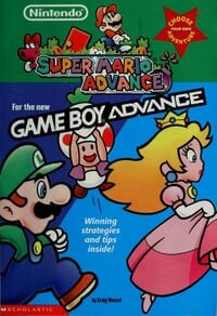 The book cover for Super Mario Advance