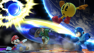 Challenge 104 from the eleventh row of Super Smash Bros. for Wii U