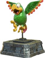 Statue of Squawks in Donkey Kong Bananza: DK Island & Emerald Rush
