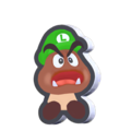 Goomba Luigi (standee)