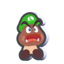 Goomba Luigi Standee from Super Mario Bros. Wonder