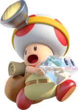 Artwork of Captain Toad from Captain Toad: Treasure Tracker