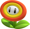 Artwork of a Fire Flower for Super Mario 3D Land