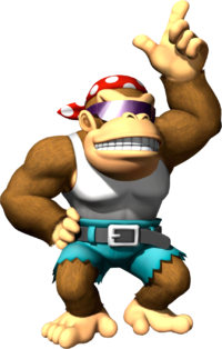 Artwork of Funky Kong for DK: Jungle Climber