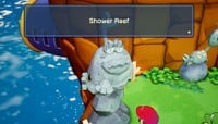 A rare reef statue