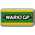 A Wario GP badge from Mario Kart Tour