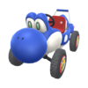 Blue Turbo Yoshi from Mario Kart Tour