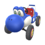 Blue Turbo Yoshi from Mario Kart Tour