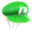 Luigi's Hat Balloon from Mario Kart Tour