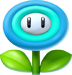 The icon for the Ice Flower in Mario Kart World