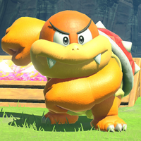A Boom Boom seen in Mario Kart World