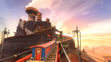 Whistlestop Summit view in Mario Kart World (From Mushroom Cup opening reel)