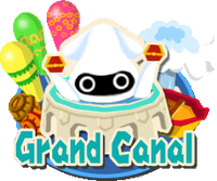 Logo for Grand Canal in Mario Party 7