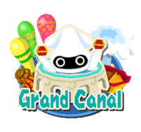 Logo for Grand Canal in Mario Party 7