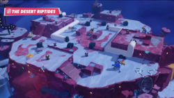 The The Desert Riptides battle in Mario + Rabbids Sparks of Hope