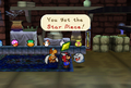 Mario receives a Star Piece from Igor