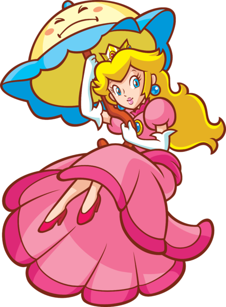 File:Princess Peach (Floatbrella) - Super Princess Peach.png