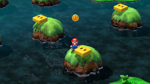 Last 10-Coin found in the first scene of Rose Way of Super Mario RPG.