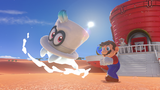 Mario and Cappy in the Sand Kingdom