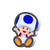 Posing Blue Toad Standee from Super Mario Bros. Wonder