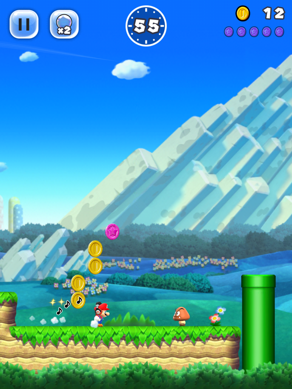 File:SuperMarioRun1-1PinkCoin1.png - Super Mario Wiki, the Mario ...