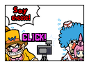 Slideshow comic panel in WarioWare: Snapped!
