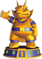 Diddy Kong Racing, Wizpig gold statue