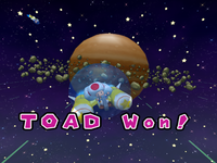 The ending to Asteroad Rage in Mario Party 6