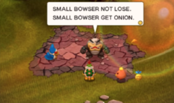 An image from the Bowser Jr.'s Journey level "The Omega-onion?!"