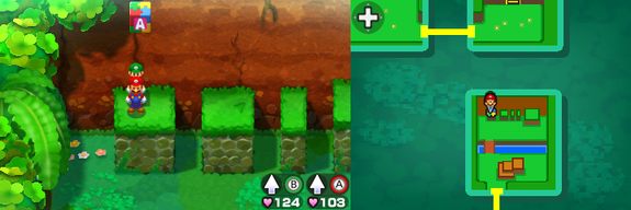 Twelfth block in Dimble Wood of Mario & Luigi: Bowser's Inside Story + Bowser Jr.'s Journey.