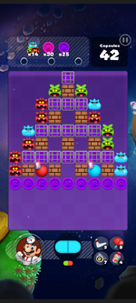 Stage 313 from Dr. Mario World