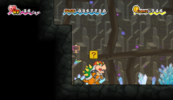 Twenty-seventh ? Block in Floro Caverns of Chapter 5-3 of Super Paper Mario.