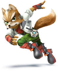 Fox McCloud's artwork from Super Smash Bros. for Nintendo 3DS / Wii U