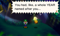 A screenshot of Mario & Luigi: Paper Jam.