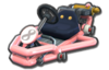 Thumbnail of Pink Gold Peach's Pipe Frame (with 8 icon), in Mario Kart 8.