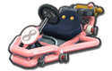 Thumbnail of Pink Gold Peach's Pipe Frame (with 8 icon), in Mario Kart 8.