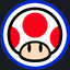 Toad's emblem in Mario Kart Arcade GP DX.