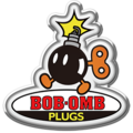 A Mario Kart Tour Bob-omb Plugs badge