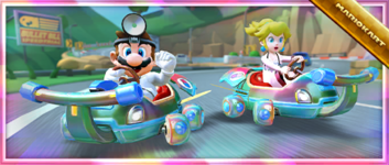 The Rainbow Streetle Pack from the 2023 Doctor Tour in Mario Kart Tour